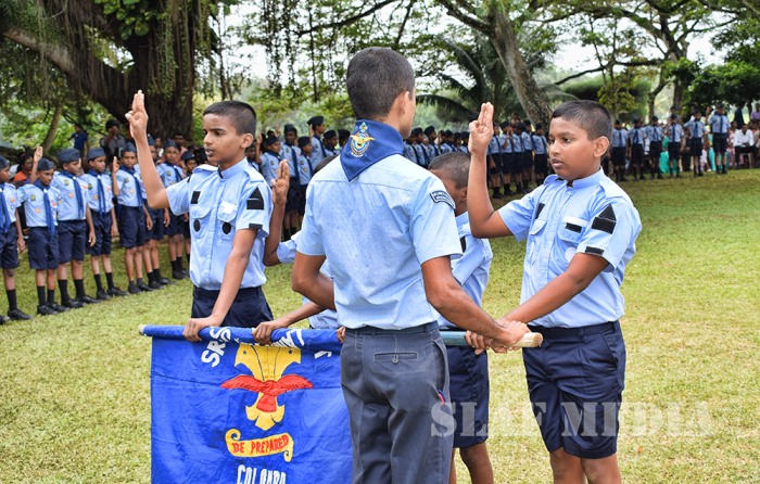 Junior Air Scout Initial Membership Badge Investiture Ceremony