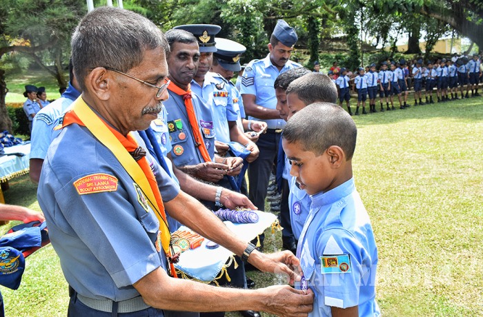 Junior Air Scout Initial Membership Badge Investiture Ceremony
