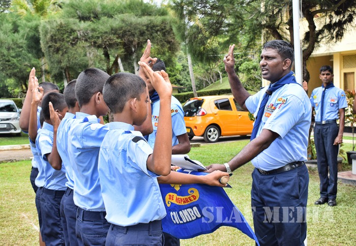 Junior Air Scout Initial Membership Badge Investiture Ceremony