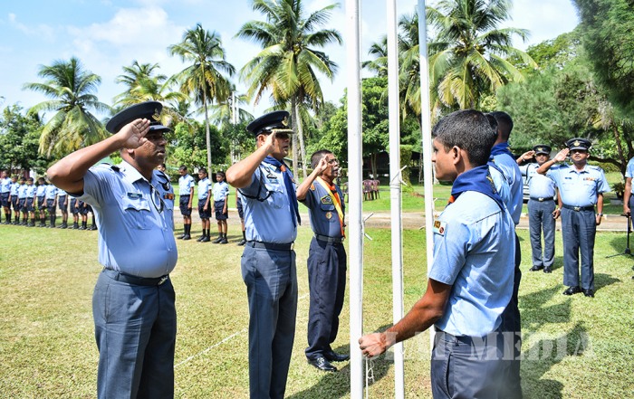 Junior Air Scout Initial Membership Badge Investiture Ceremony