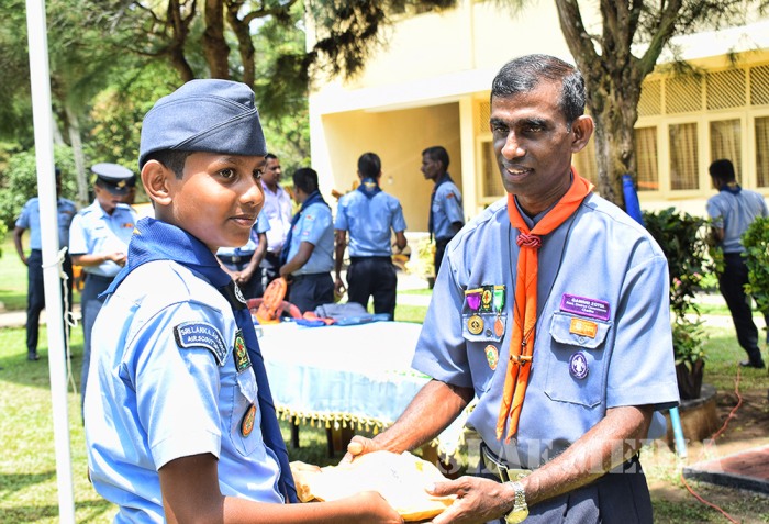 Junior Air Scout Initial Membership Badge Investiture Ceremony