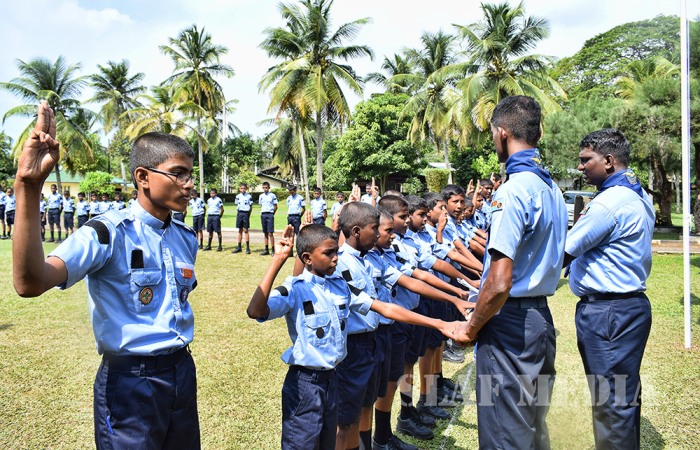Junior Air Scout Initial Membership Badge Investiture Ceremony