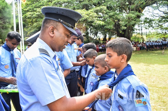 Junior Air Scout Initial Membership Badge Investiture Ceremony