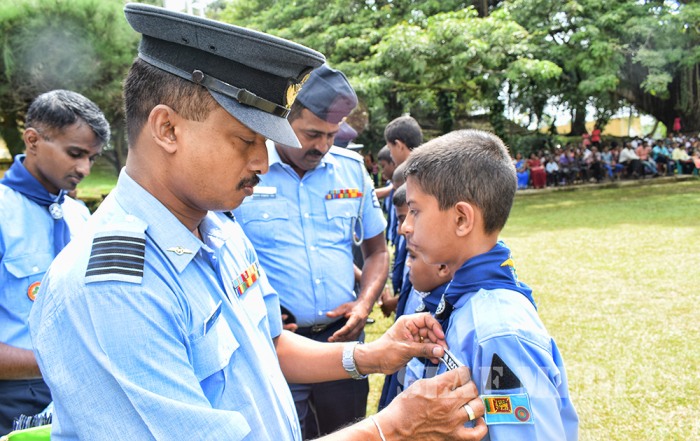 Junior Air Scout Initial Membership Badge Investiture Ceremony