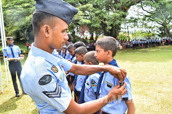 Junior Air Scout Initial Membership Badge Investiture Ceremony