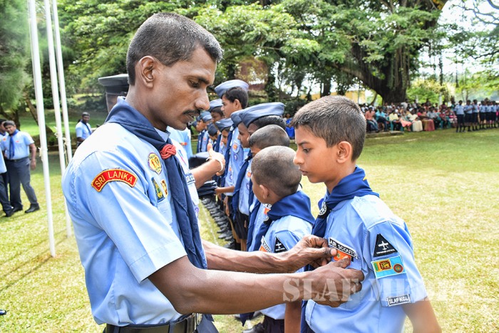 Junior Air Scout Initial Membership Badge Investiture Ceremony