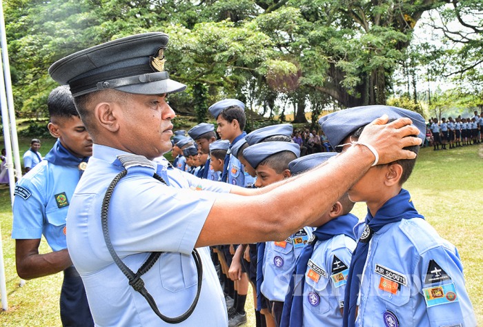 Junior Air Scout Initial Membership Badge Investiture Ceremony