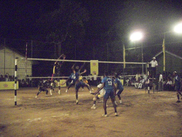 Airmen Continue the Winning Habit Volley Ball