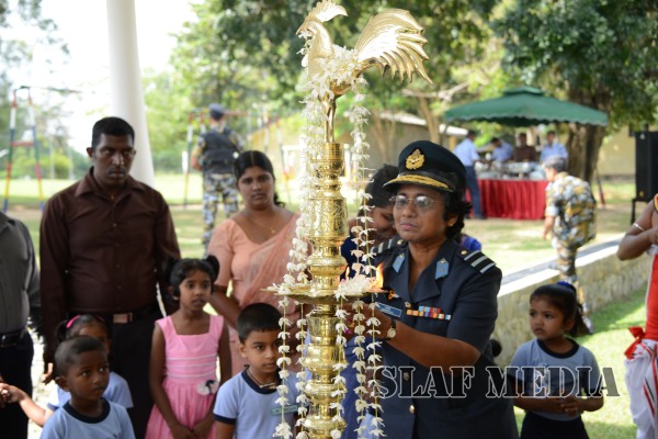 The
newly constructed pre-school at SLAF Station Ampara