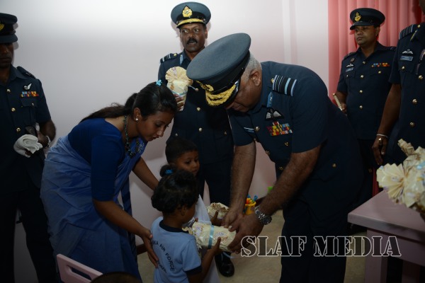 The
newly constructed pre-school at SLAF Station Ampara
