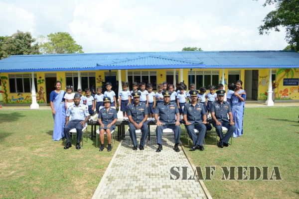 The
newly constructed pre-school at SLAF Station Ampara