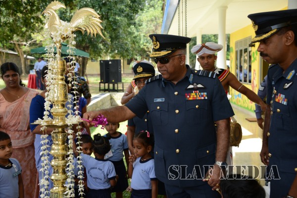 The
newly constructed pre-school at SLAF Station Ampara