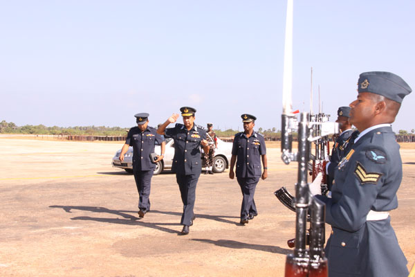 Annual Commander's Inspection at Sri Lanka Air Force Station, Palaly