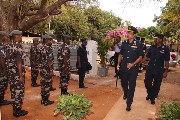 Annual Commander's Inspection at Sri Lanka Air Force Station, Palaly