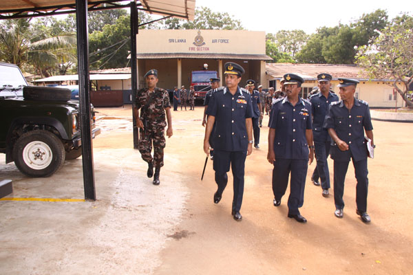 Annual Commander's Inspection at Sri Lanka Air Force Station, Palaly