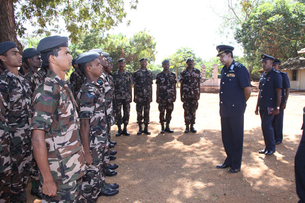 Annual Commander's Inspection at Sri Lanka Air Force Station, Palaly