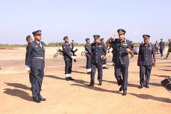 Annual Commander's Inspection at Sri Lanka Air Force Station, Palaly