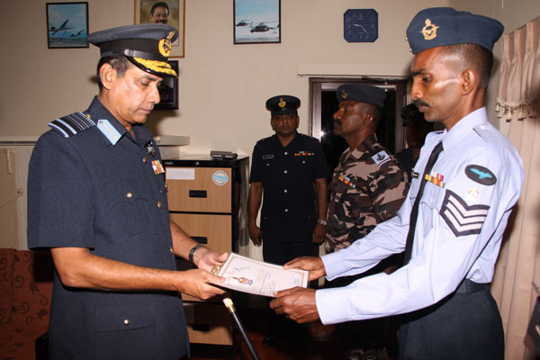 Annual Commander's Inspection at Sri Lanka Air Force Station, Palaly