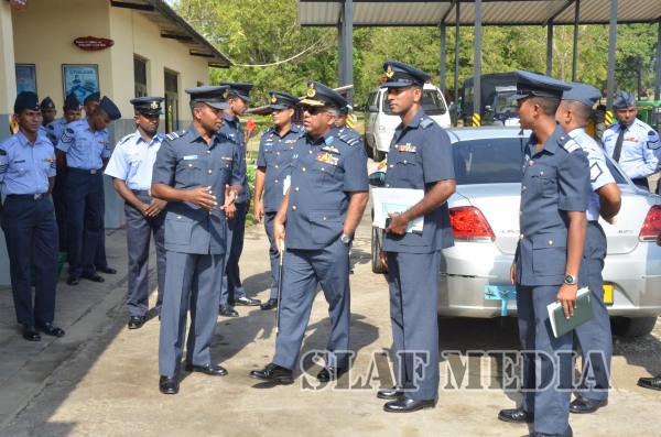 Annual Aoc’s Inspection At Slaf Station Ampara