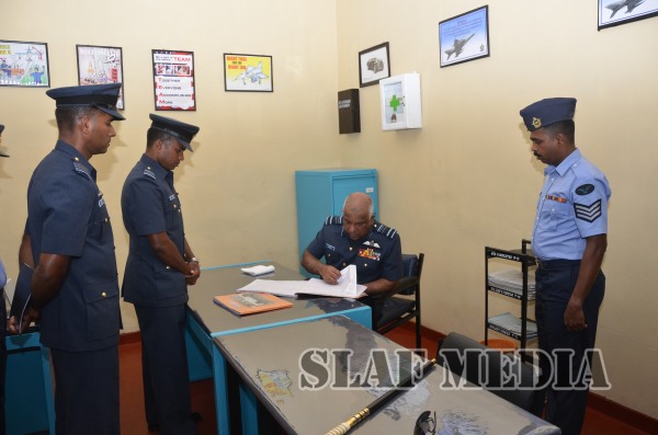 Annual Aoc’s Inspection At Slaf Station Ampara