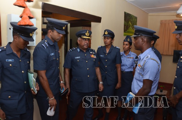 Annual Aoc’s Inspection At Slaf Station Ampara