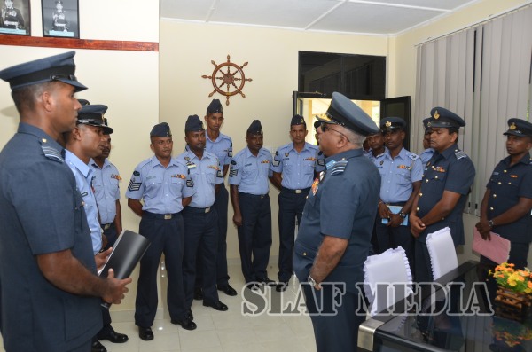 Annual Aoc’s Inspection At Slaf Station Ampara