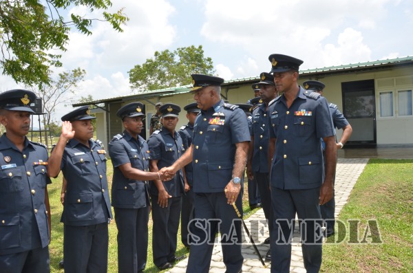 Annual Aoc’s Inspection At Slaf Station Ampara