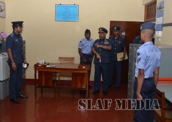 Annual Aoc’s Inspection At Slaf Station Ampara