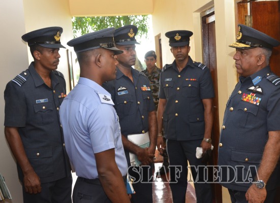 Annual Aoc’s Inspection At Slaf Station Ampara