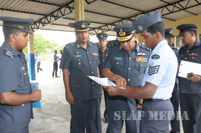Annual AOC’s Inspection at SLAF Station Ampara