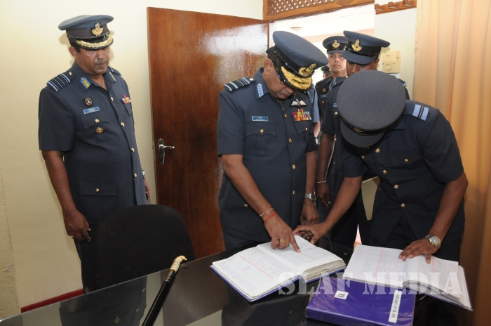 Annual AOC’s Inspection at SLAF Station Ampara