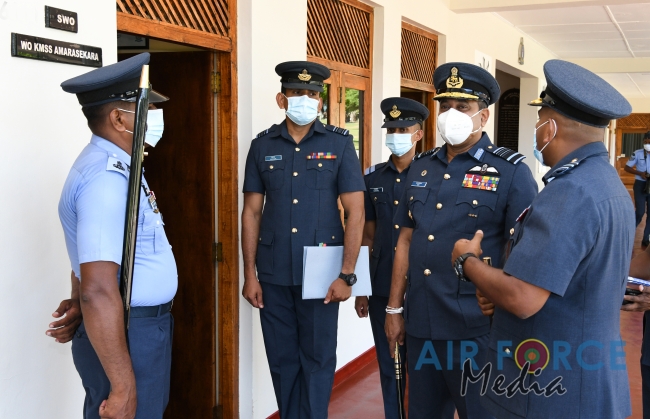 Annual Commander’s Inspection at SLAF Station Ampara for the Year 2020