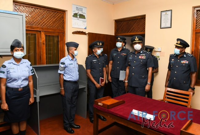 Annual Commander’s Inspection at SLAF Station Ampara for the Year 2020