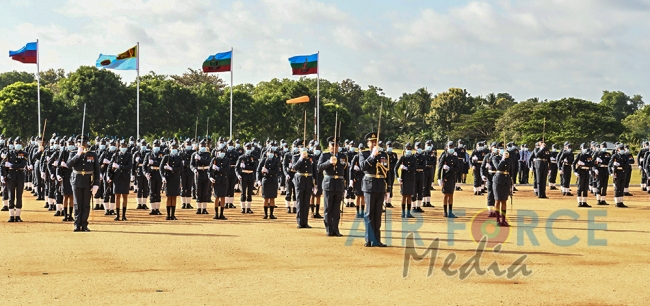 Commanders Inspection of SLAF Base Anuradhapura
