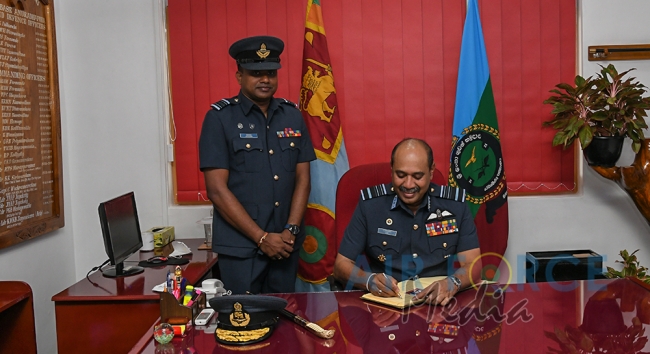 Commanders Inspection of SLAF Base Anuradhapura
