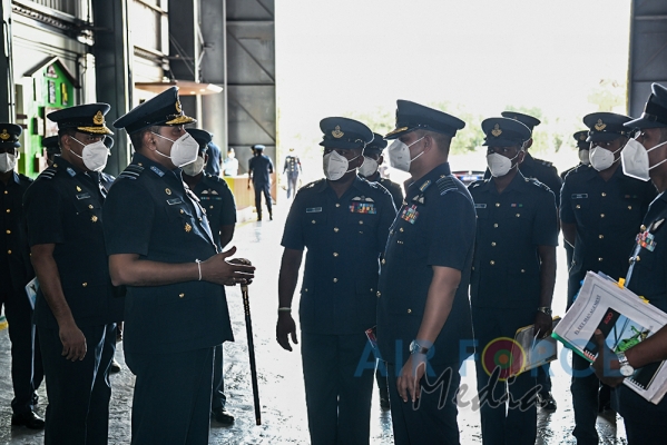 Commanders Inspection of SLAF Base Anuradhapura