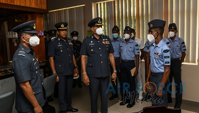 Commanders Inspection of SLAF Base Anuradhapura
