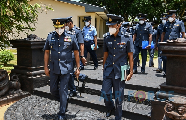 Commanders Inspection of SLAF Base Anuradhapura