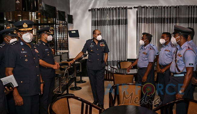 Commanders Inspection of SLAF Base Anuradhapura