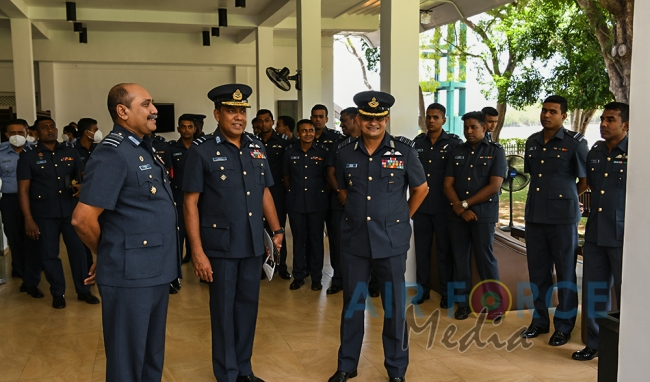 Commanders Inspection of SLAF Base Anuradhapura