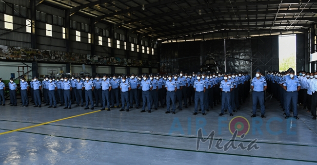 Commanders Inspection of SLAF Base Anuradhapura