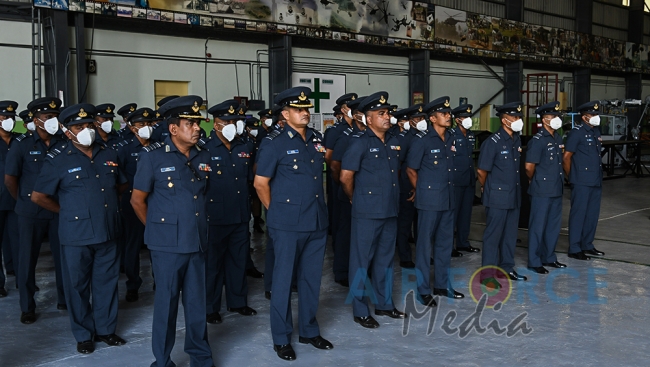 Commanders Inspection of SLAF Base Anuradhapura