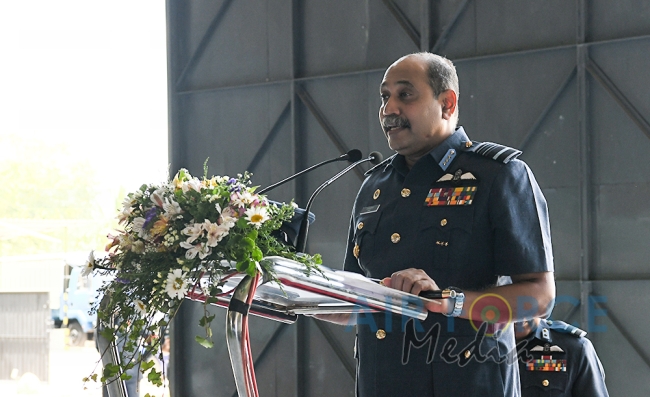Commanders Inspection of SLAF Base Anuradhapura