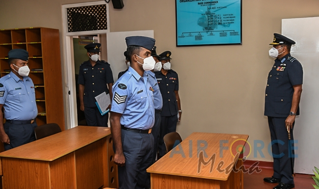 Commanders Inspection of SLAF Base Anuradhapura