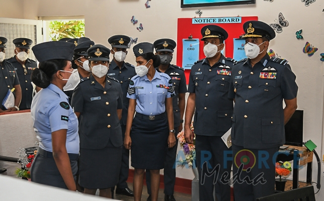 Commanders Inspection of SLAF Base Anuradhapura