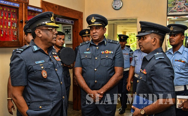 Commanders Inspection of SLAF Station Bia