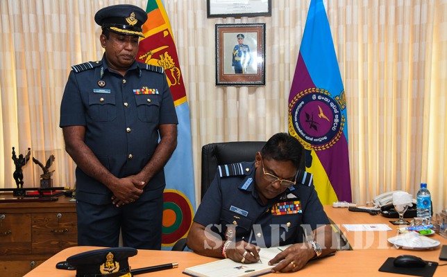 Commanders Inspection of SLAF Station Bia