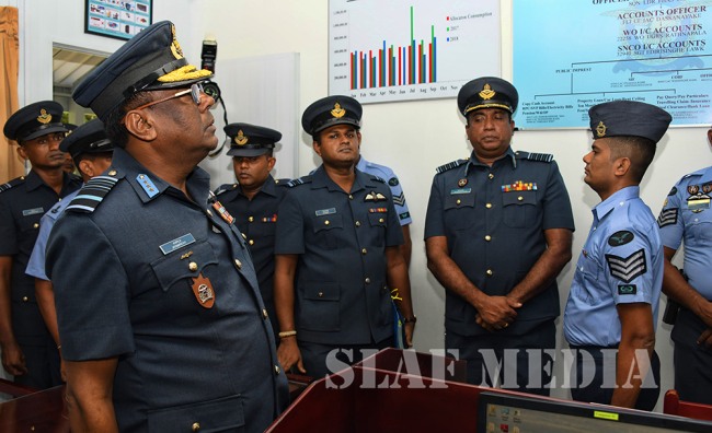 Commanders Inspection of SLAF Station Bia