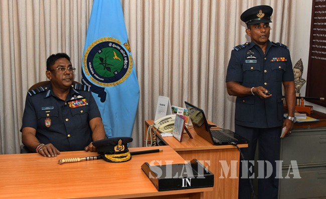 Commanders Inspection of SLAF Station Bia
