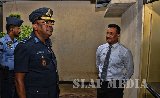 Commanders Inspection of SLAF Station Bia
